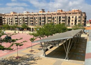 Pérgola fotovoltaica del CM Benimaclet